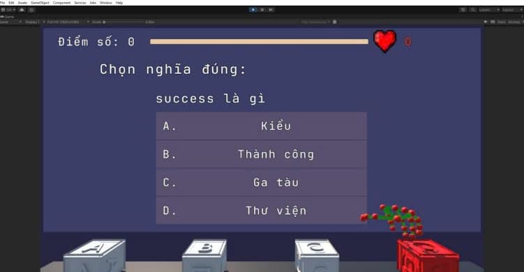 Game học tiếng Anh bằng AI