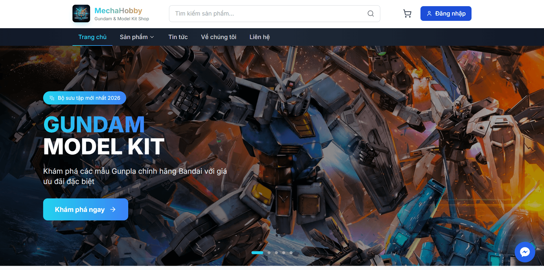 MechaHobby Shop – E-commerce